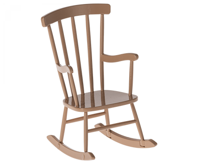 Maileg Rocking chair, Mouse - Dark powder (Ships April)