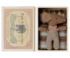 Maileg Sleepy Wakey Baby Mouse In Matchbox-Rose (Ships In April)