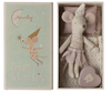 Maileg Tooth Fairy Mouse, Little Sister In Matchbox(Ships In April)