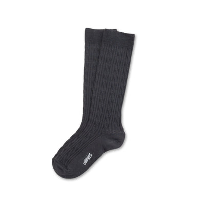 Collegien Alix Cable-Knit Merino Wool Knee-high Socks - Pierre De Volvic *Preorder*