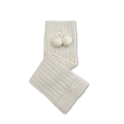 Collegien Pompoms Merino Wool Leg Warmers/ Doux Agneaux *PreOrder*
