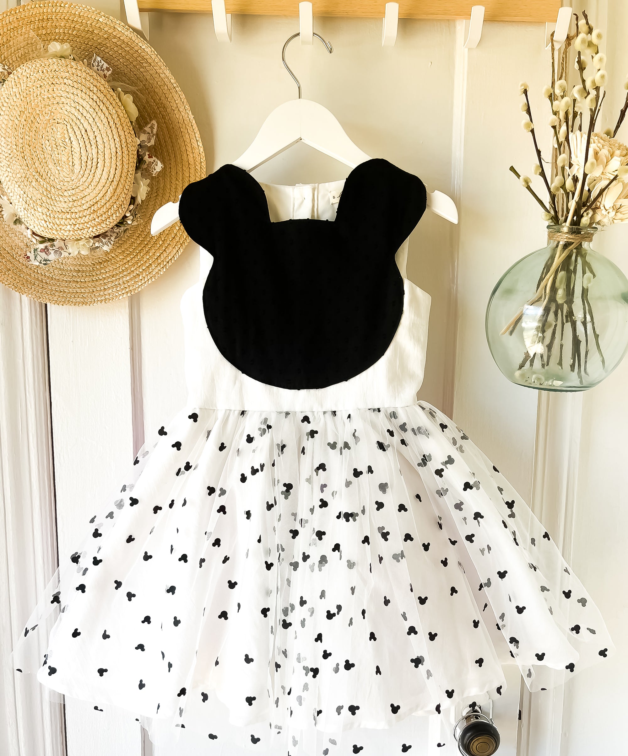 Le Petit Elle Minnie Sophie Dress - Black and White