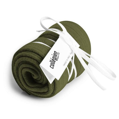 Collegien Ribbed Knee High Socks / Olive *preorder*