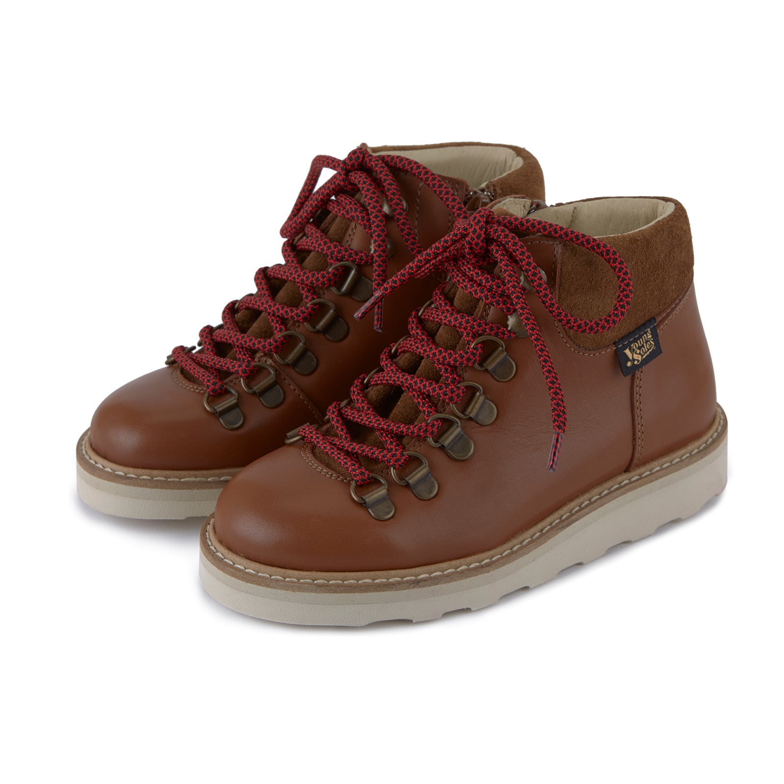 Young Soles Eddie Hiking Chester Brown Leather Boot