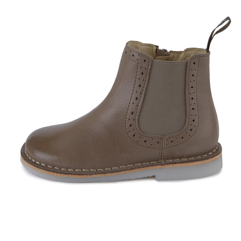 Young Soles Marlowe Mushroom Chelsea Leather Boots