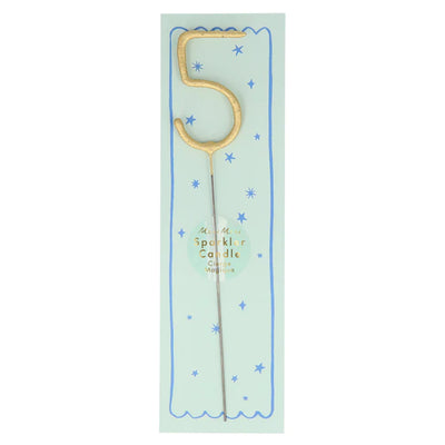 Meri Meri Gold Sparkler Numbers 0 to 9 Candles