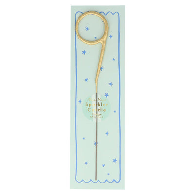 Meri Meri Gold Sparkler Numbers 0 to 9 Candles