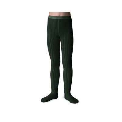 Collegien Ribbed Tights / Vert Forêt *preorder*