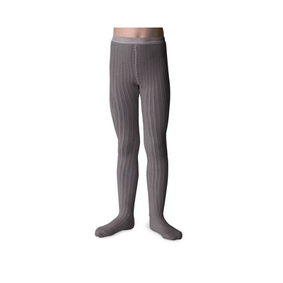 Collegien Ribbed Tights / Gris Galet *preorder*