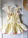 Le Petit Elle JoJo Playsuit / Yellow Vintage Bunnies