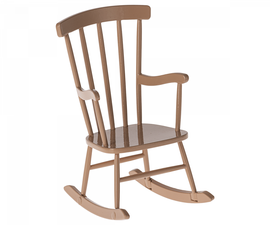 Maileg Rocking chair, Mouse - Dark powder