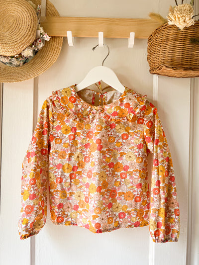 Le Petit Elle Penelope Top - Long Sleeve Autumn Floral