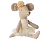 Maileg  Ballerina Mouse, Little Sister - Off White