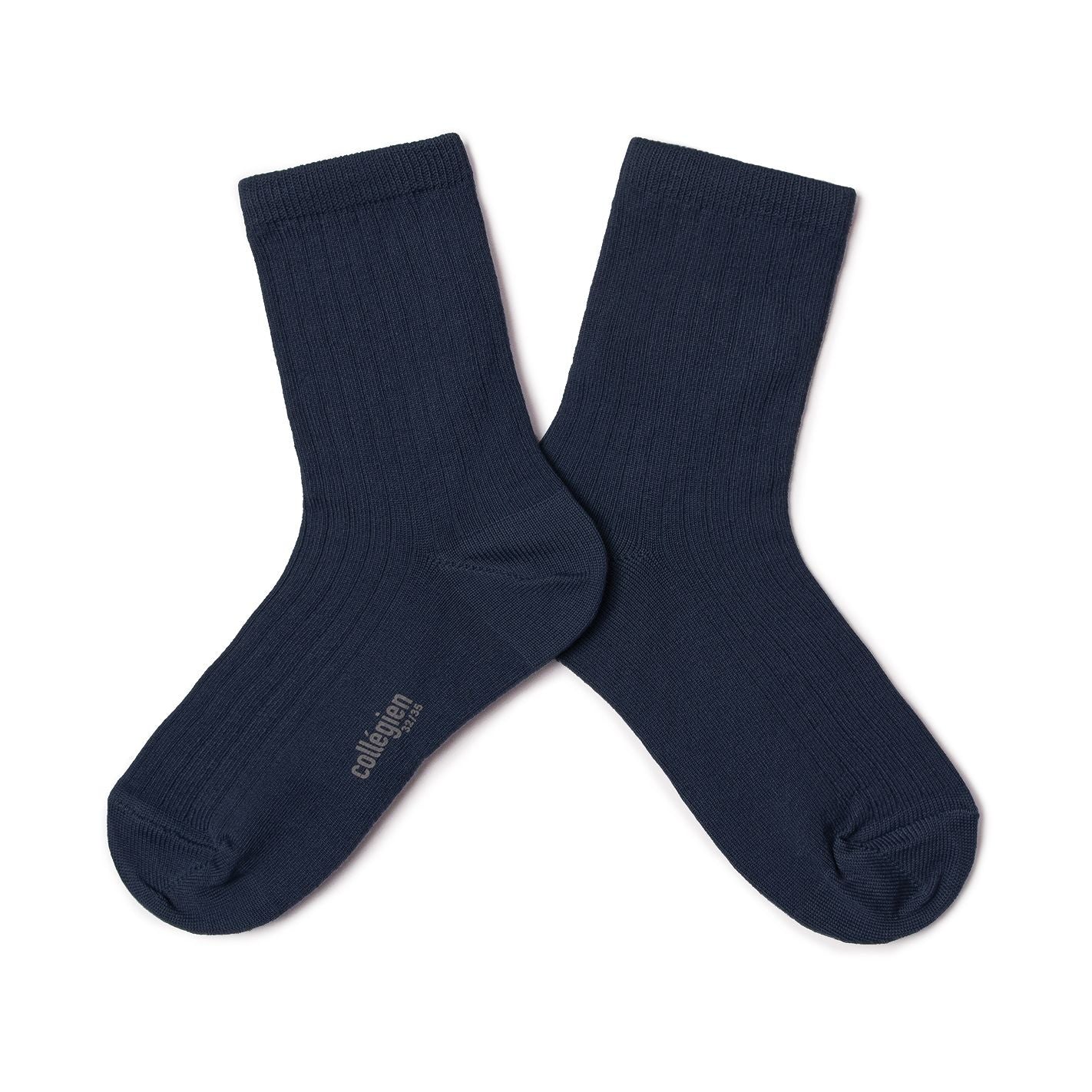 Collegien Paul Lightweight Ribbed Socks - Nuit Etoilee  *preorder*