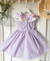 Le Petit Elle Evie Purple Dress - Disney Princess Collar