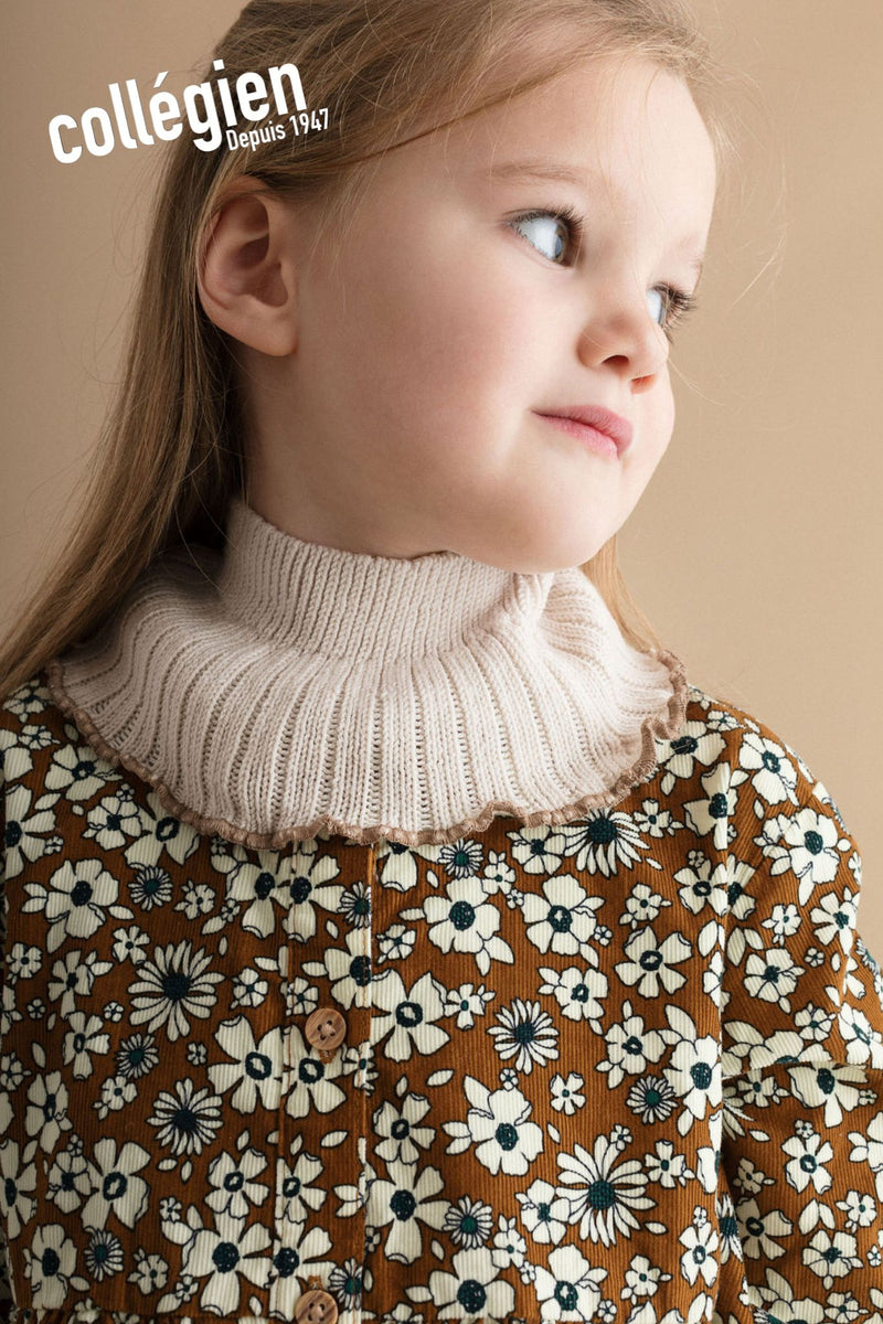 Collegien Ribbed Merino Wool Neck Warmer/ Doux Agneaux *PreOrder*