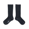 Collegien Alix Cable-Knit Merino Wool Knee-high Socks - Pierre De Volvic *Preorder*