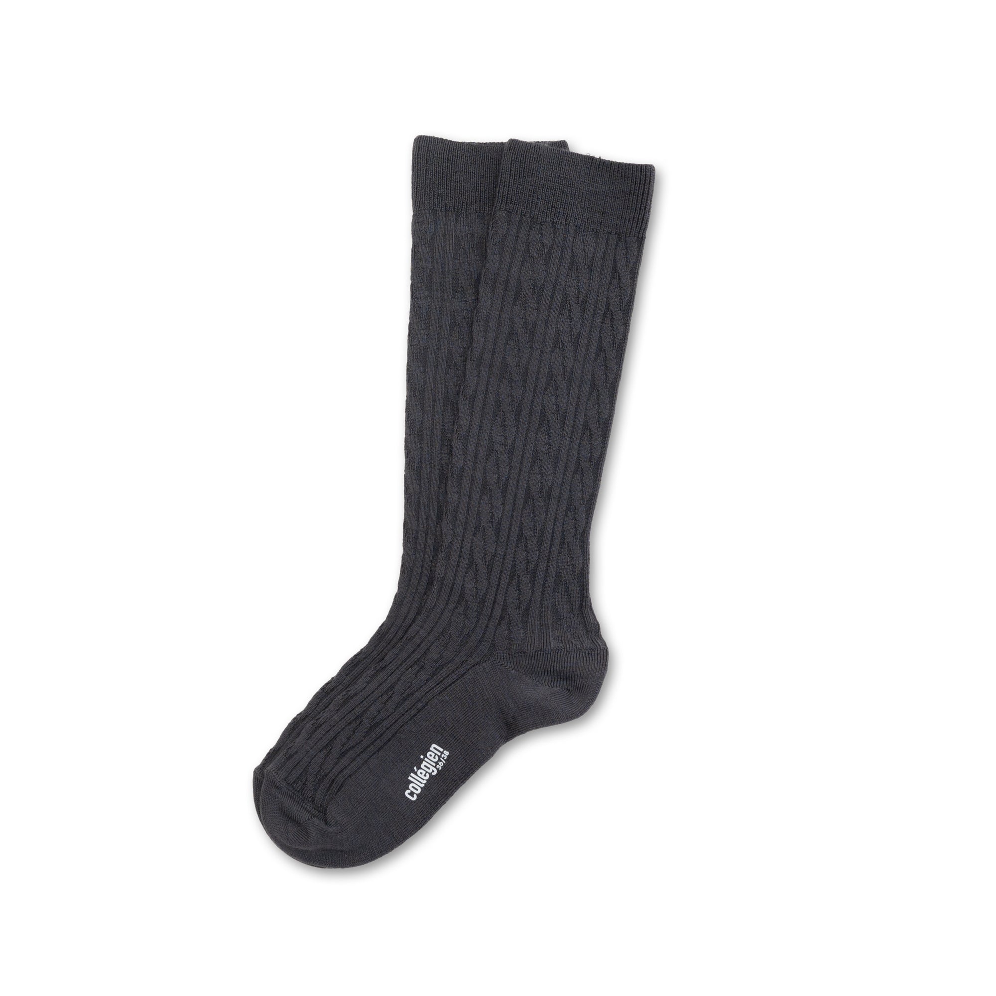 Collegien Alix Cable-Knit Merino Wool Knee-high Socks - Pierre De Volvic *Preorder*