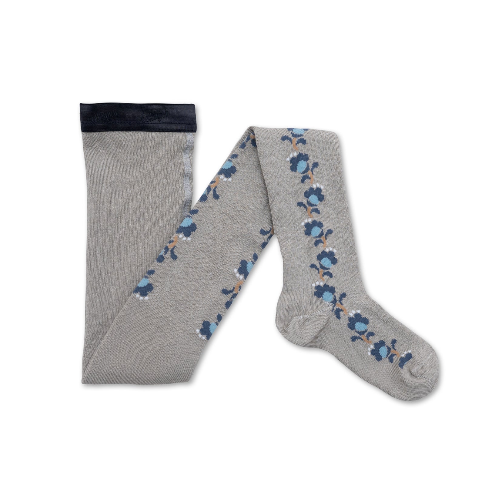 Collegien Anthea Pointelle Jacquard Tights /Gris Perle *PreOrder*