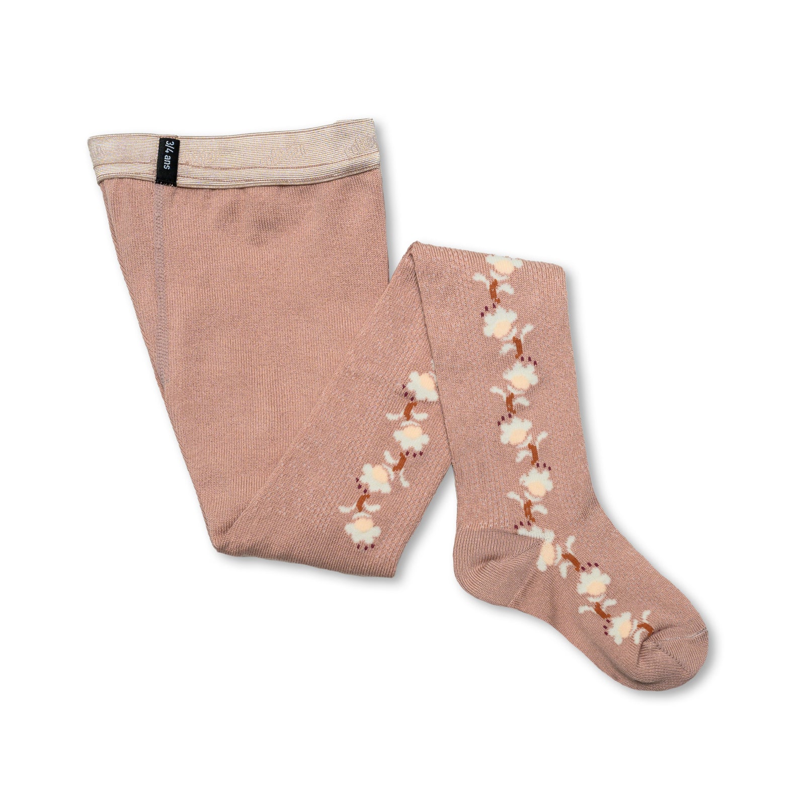 Collegien Anthea Pointelle Jacquard Tights /Vieux Rose *PreOrder*