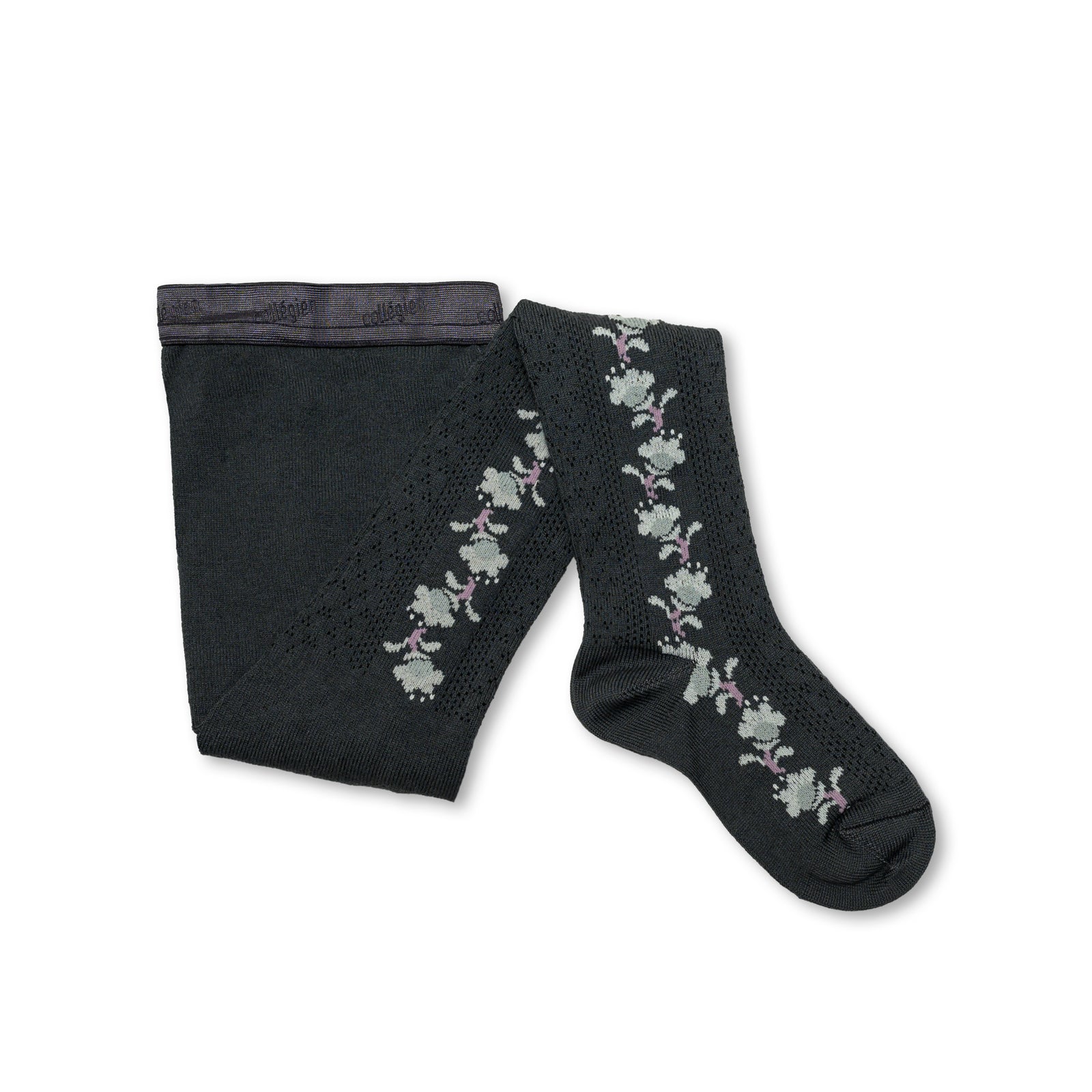 Collegien Anthea Pointelle Jacquard Tights /Pierre De Volvic *PreOrder*