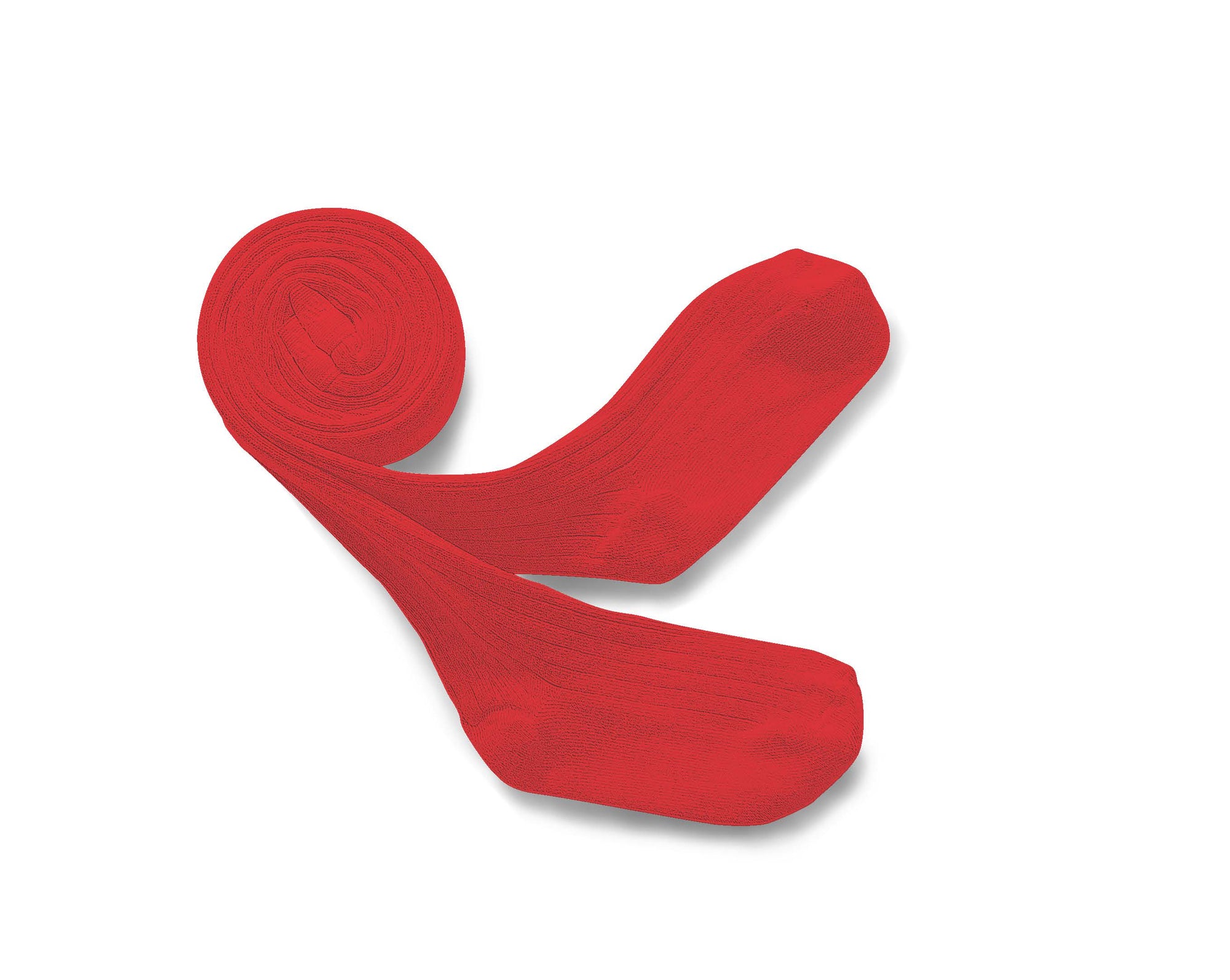Collegien Ribbed Tights / Coquelicot *preorder*