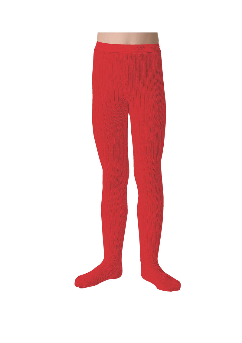 Collegien Ribbed Tights / Coquelicot *preorder*