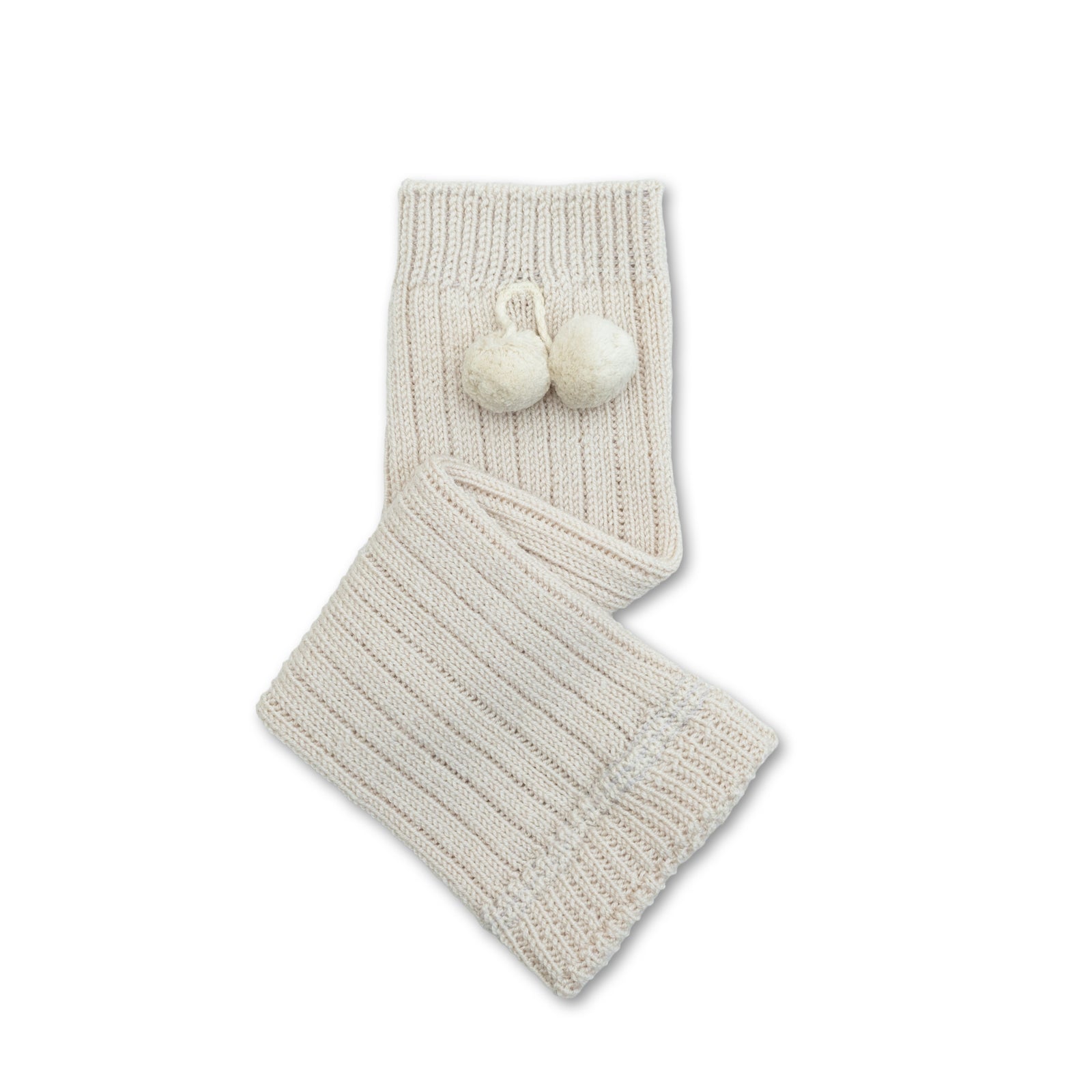 Collegien Pompoms Merino Wool Leg Warmers/ Doux Agneaux *PreOrder*