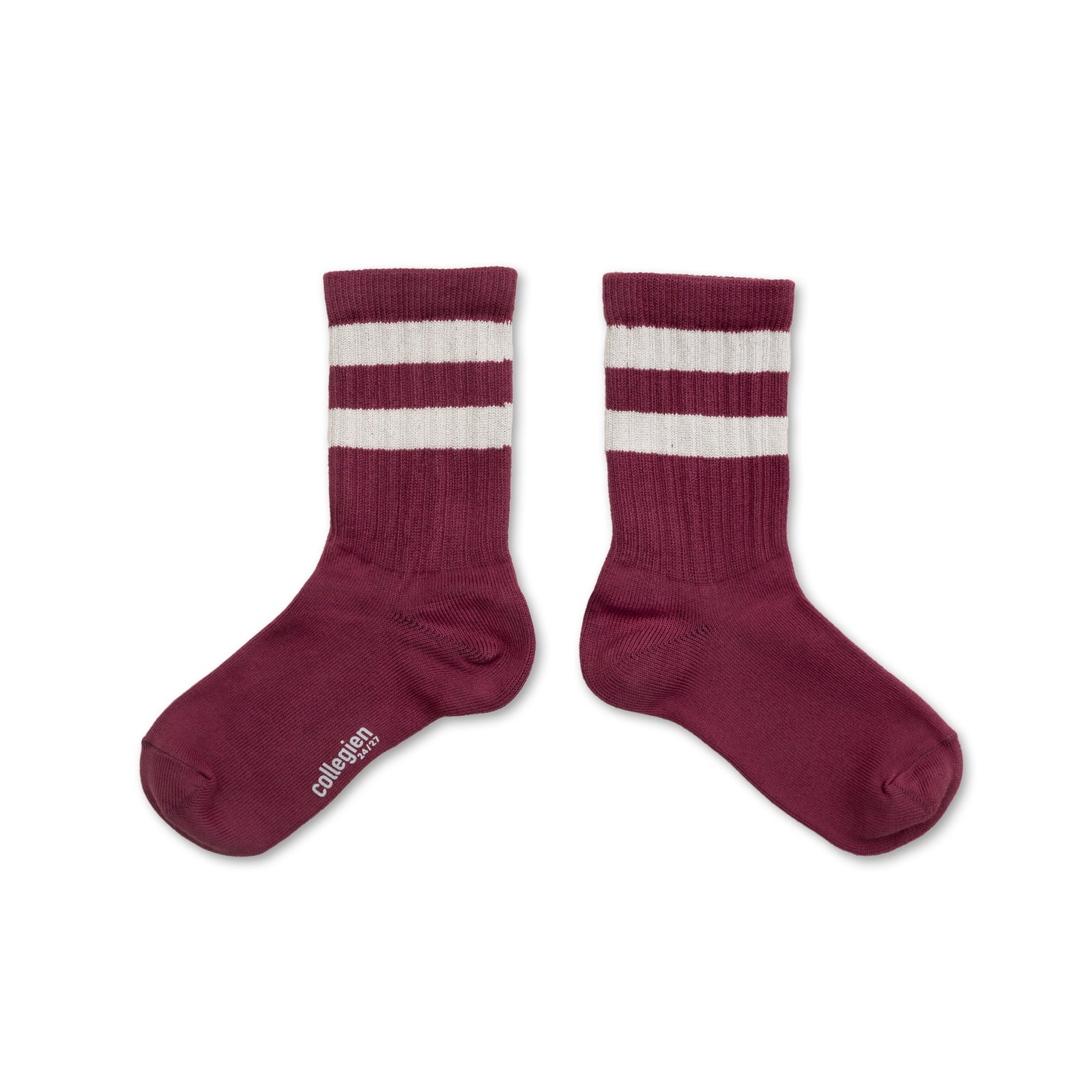 Collegien Varsity Socks / Raisin Rose *preorder*