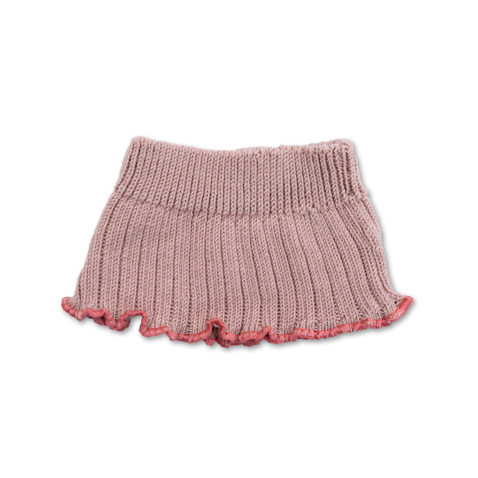 Collegien Ribbed Merino Wool Neck Warmer/ Vieux Rose *PreOrder*