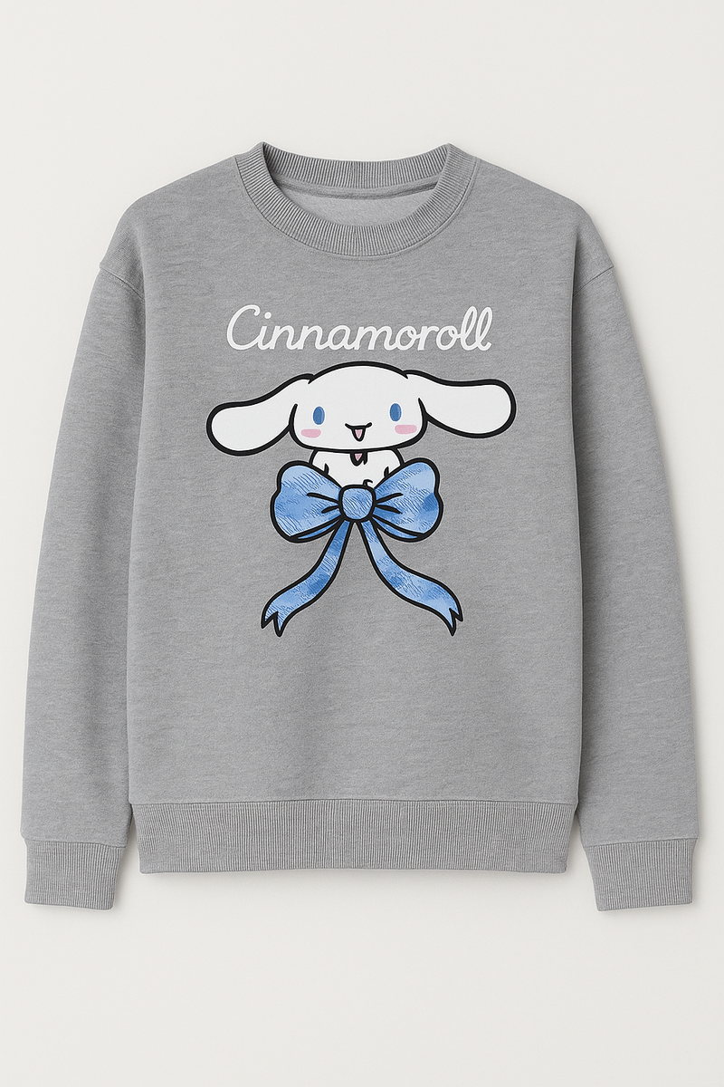 Le Petit Elle Grey Sweatshirt - Cinnamoroll