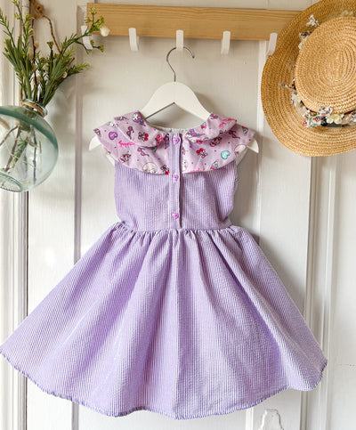 Le Petit Elle Evie Purple Dress - Kurumi Collar My Melody