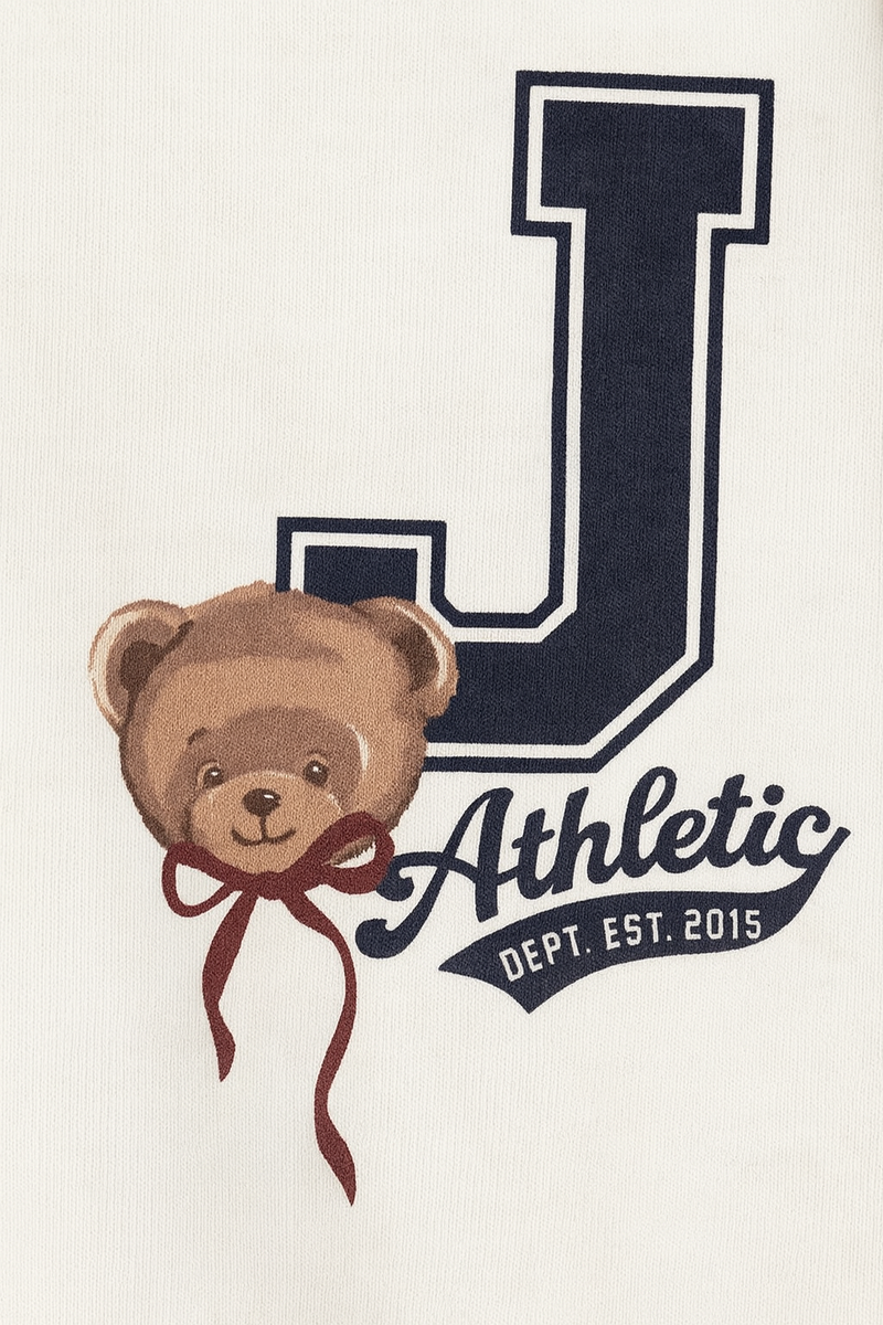 Le Petit Elle Custom Personalized Cream Hooded Sweatshirt