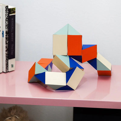 Areaware Snake Blocks Small - Red/Blue/Green