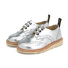 Young Soles Brando Brogue Silver Leather Shoes