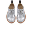 Young Soles Brando Brogue Silver Leather Shoes