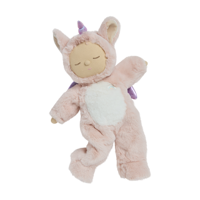 Olli Ella Cozy Dinkum Doll / Unicorn Sugarpie Pink