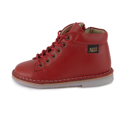 Young Soles Fletcher Red Leather Boots