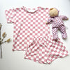 Olli Ella Dozy Dinkum Doll / Plum Check