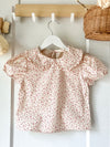 Le Petit Elle Penelope Top - Short Sleeve Cream Berry