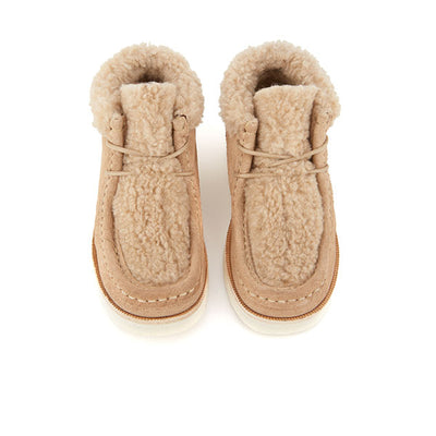 Young Soles Joey Fur Wallabee Boot