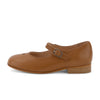Young Soles Maggie T-Bar Leather Shoes - Tan/Vanilla