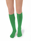 Collegien Ribbed Knee High Socks / Vert Jackpot *preorder*
