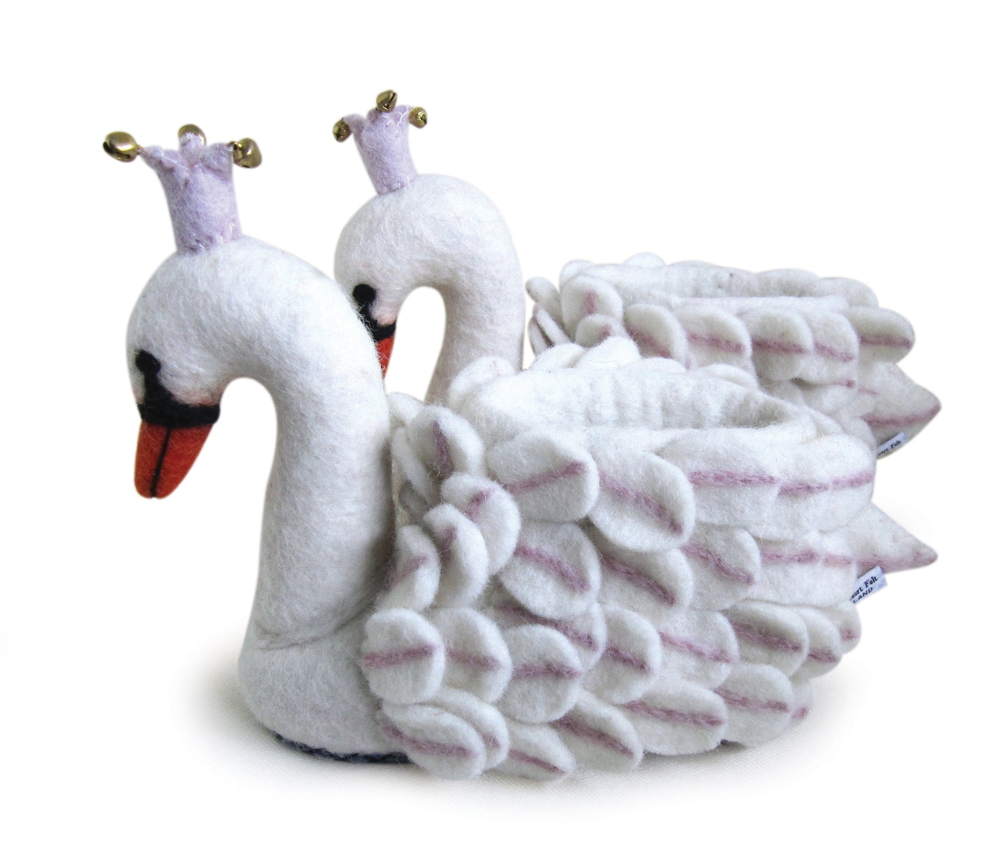 Sew Heart Felt Slippers - Oddette Swan Slippers - LPO Exclusive - Le Petit Organic - 1