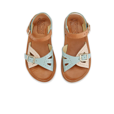 Young Soles Pearl Sandals - Multi-Block Pale