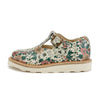 Young Soles Rosie T-Bar Leather Shoes - Floral Pink
