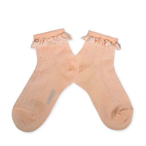 Collegien Marie Pointelle Socks Broderie Anglaise/ Sorbet *preorder*