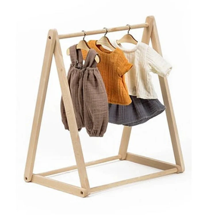 Minikane Wooden Doll Clothing Rack