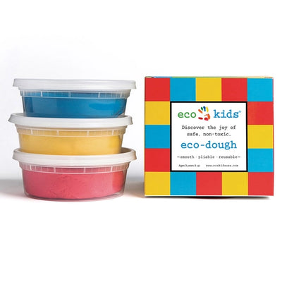 Eco-Kids Eco-Dough 3-Pack - Primary Case