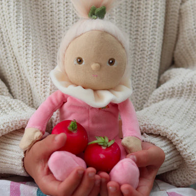 Olli Ella Dinky Dinkums Doll / Happy Harvest All Pink clothes